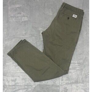 Norse Projects Aros Light Twill Chino Pants Olive Green Mens W31 Regular